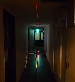 愛知県名古屋市 商店街店舗 共用部 ライトアップ 照明器具増設取付け配線工事画像